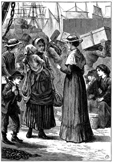 Docks Prints: Caroline Chisholm, The Emigrants Friend, Sydney, Australia, c1845