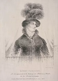 Matthew Wood Collection: Caroline, Consort of George IV, 1820. Artist: C Dyer