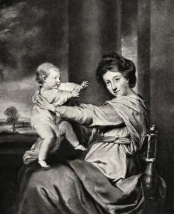 Houston Prints: Caroline, Duchess of Marlborough and Daughter, 20th century. Artist: Richard Houston