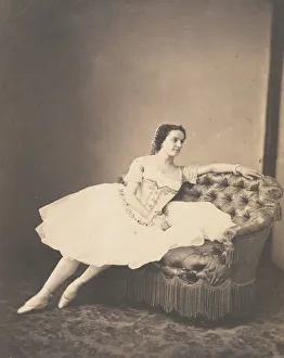Tutu Prints: Caroline Rosati, ca. 1860. Creator: Andre-Adolphe-Eugene Disderi
