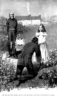 Buckland Arthur Herbert Prints: Caroline: He took her little hands