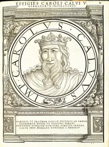 Carolus Caluus (823 - 877), 1559