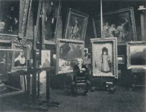 Carolus Duran Gallery: Carolus Duran in his Studio, c1897