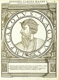 1559 Prints: Carolus Magnus (742 - 814), 1559