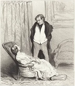 Husband Prints: Carotte de l'ecrin, 1844. Creator: Honore Daumier