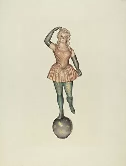 Carousel Calliope Figure, c. 1939. Creator: Robert Pohle