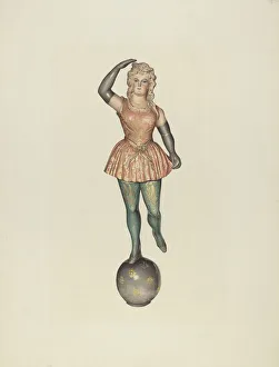 Images Dated 30th September 2021: Carousel Calliope Figure, c. 1939. Creator: Robert Pohle