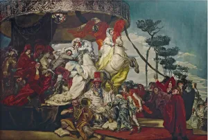Sert Gallery: The Carousel (El tiovivo). Artist: Sert, Jose Maria (1874-1945)
