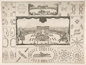 Carousel Prints: Carousel in Florence for the Marriage of The Grand Duke Ferdinand II, 1637