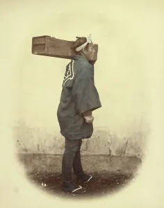 Workwear Prints: Carpenters, 1866-1867. Creator: Felice Beato