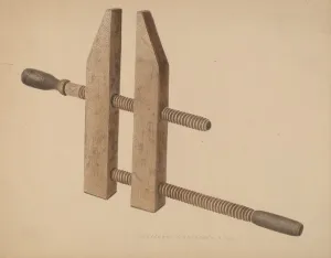 Carpentry Prints: Carpenters Clamp, 1939. Creator: Alexander Anderson