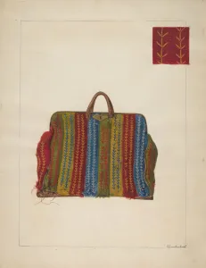 Carpet Bag, 1935 / 1942. Creator: Clementine Fossek