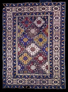 Caucasus Asia Prints: Carpet, Caucasus, 1875/1900. Creator: Unknown