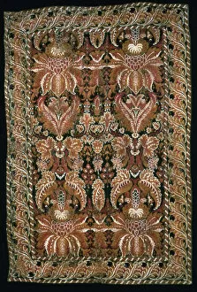 Linen Collection: Carpet, France, 1675 / 1700. Creator: Unknown