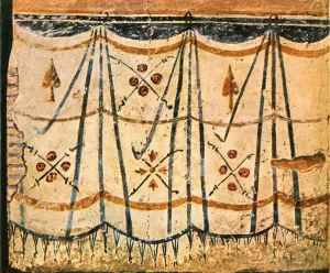 Fringing Prints: Carpet frieze from Chamber E, Wall 6 of Santa Maria Antiqua