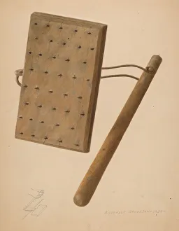 Device Prints: Carpet Stretching Device, 1939. Creator: Alexander Anderson
