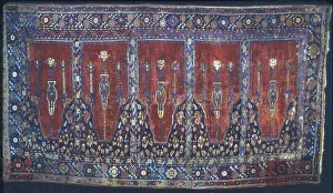 Anatolian Prints: Carpet, Turkey, 1775/1800. Creator: Unknown