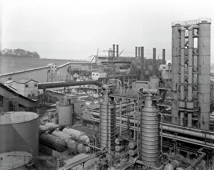 Carr House Gas Works, Rotherham, South Yorkshire, 1957. Artist: Michael Walters