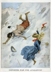 Avalanche Gallery: Carried by an Avalanche, 1901