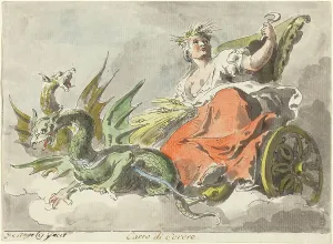 Dragons Prints: Carro di Cerere (Chariot of Ceres). Creator: Pietro de Angelis