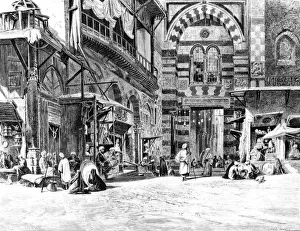 George Moritz Ebers Prints: Carry Moristan of Kalaoun, 1880. Artist: G Werner