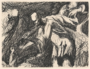 1940 Prints: Carrying the burden, 1940-1944. Creator: Jan Novak