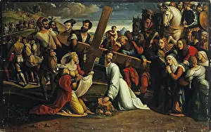 Crosses Prints: Carrying of the Cross, 1529. Creator: Benvenuto Tisi da Garofalo
