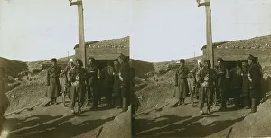 Medic Prints: Carrying wounded Russian in a jinriksha from the front down to the hospital in Port Arthur