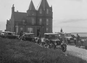 Morris Oxford Prints: Cars competing in the B&HMC Brighton Motor Rally, John O Groats, Scotland, 1930