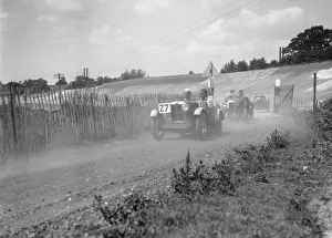 Noble Prints: Cars competing at the JCC Members Day, Brooklands, 5 July 1930. Artist: Bill Brunell