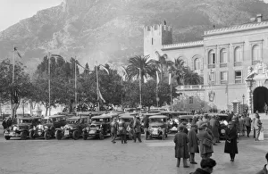 Rally Prints: Cars at the Monte Carlo Rally, Monaco, 1929. Artist: Bill Brunell