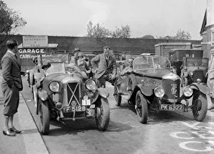 Cars at the North West London Motor Club Trial, Osterley Park Hotel, Isleworth, 1 June 1929
