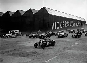 Racing Car Prints: Cars racing at the MCC Members Meeting