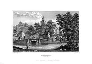 J Rogers Gallery: Carshalton, Surrey, 1829.Artist: J Rogers