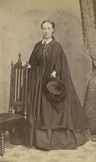Nurse Gallery: Carte-de-visite portrait of Carrie N. Lacy, 1865. Creator: Henry Ulke