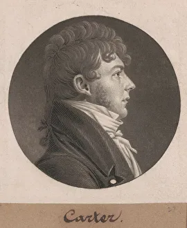 Carter Prints: Carter, 1804. Creator: Charles Balthazar Julien Fevret de Saint-Memin