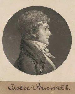 Carter Burwell, 1805. Creator: Charles Balthazar Julien Fevret de Saint-Memin