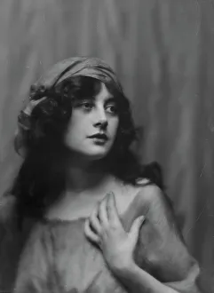 Silent Film Prints: Carter, Malvina Longfellow, portrait photograph, 1912 or 1913. Creator: Arnold Genthe
