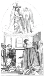 Cartoon (35) Religion - by J.C. Horsley...from the exhibition in Westminster Hall, 1845 Cartoon (35) Religion - by J.C. Horsley...from the exhibition in Westminster Hall, 1845
