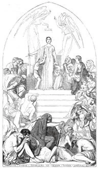 Cartoon (85) An Allegory of Justice...from the exhibition in Westminster Hall, 1845