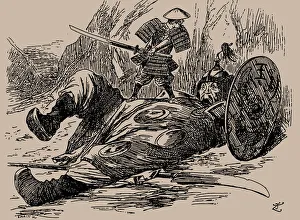 Cartoon on the First Sino-Japanese War. Punch, 29 September 1894, 1894. Creator: Anonymous