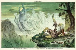 Irving Washington Prints: Cartoon from Puck, between 1880 and 1889. Creators: Joseph Keppler, Bernhard Gillam