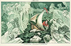 Independent Prints: Cartoon from Puck, between 1880 and 1889. Creators: Joseph Keppler, Bernhard Gillam