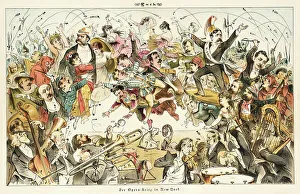 Cartoon from Puck, between 1880 and 1889. Creators: Joseph Keppler, Bernhard Gillam