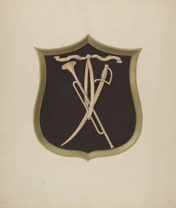 Cartouche from Salem Gate, c. 1939. Creator: Alfred H. Smith Cartouche from Salem Gate, c. 1939. Creator: Alfred H. Smith