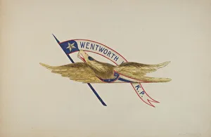 Carved Eagle, c. 1942. Creator: Alice Cosgrove