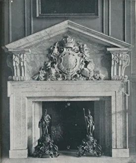 Carved Marble Chimneypiece by William Kent (1685-1748). In the Public Dining-Room at Carved Marble Chimneypiece by William Kent (1685-1748). In the Public Dining-Room at