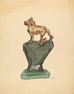 Bois Raoul Du Gallery: Carving, 1935 / 1942. Creator: Raoul Du Bois