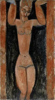Modigliani Prints: Caryatid, c1911-1912. Creator: Modigliani, Amedeo (1884-1920)