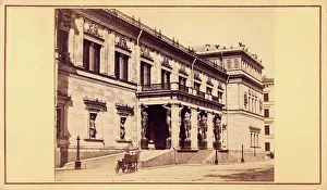 Petersburg Prints: Caryatids, Hermitage Museum, mid-19th century. Creator: Alfred Lorens